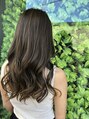 ミラーズバイフェイス(Miroirs by face) ロングのカラーは毛先まで艶が出る様にダメージに配慮してます♪
