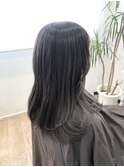 透明感グレージュ+韓国風巻き[水戸/髪質改善/ヘッドスパ]