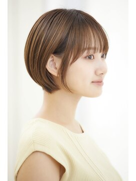 ミチオ ノザワ ヘアサロン ギンザ(Michio Nozawa HAIR SALON Ginza) 似合わせカット×耳掛け丸みショート【瀧上丈司】