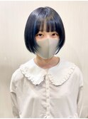 ネイビー×ブルーメッシュ