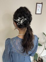 ヘアーアートミュージアム(Hair Art Museum)&nbsp;編み込みダウンスタイル♪