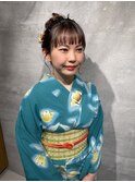 浴衣着付け ヘアセット