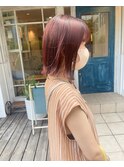 ブリーチなしオレンジカラー