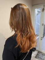 ヘアーアートミュージアム(Hair Art Museum)&nbsp;グラデーションオレンジカラー♪