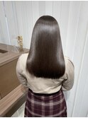 黒髪/グレージュカラー/ココアベージュ/ヘルシーロング[表参道]