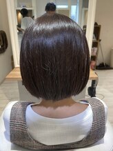 ロワゾ ヘア デザイン(L'OiSEAU HAIR DESIGN) グレージュカラーボブ