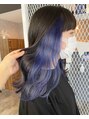 しなこ美容室&nbsp;インナーブリーチ２回/ニュアンスブルーバイオレット◎