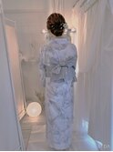 浴衣着付け＋大人上品アップヘア