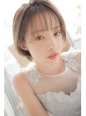 大人かわいいミルクティーブラウン