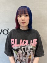 アーティック ヘア ディーヴァディーヴォ テスタ(ARTIC HAIR DIVA DIVO TESTA) 赤×青【SAHO】