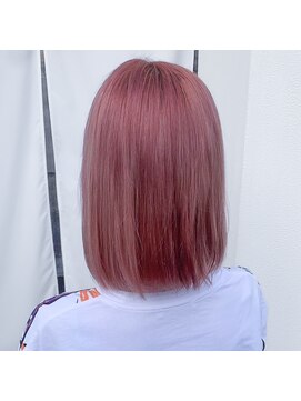 ミル 今治(1003 mille IMABALI) ミディアムヘア/ピンクカラー/ピンクベージュ/コーラル