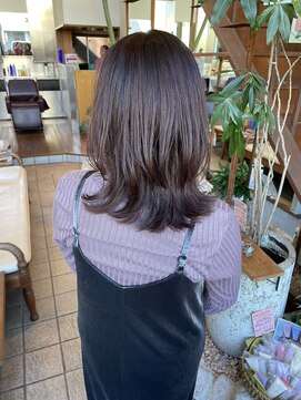 ビハツヤ(BIHATSU-YA) ショコラブラウンカラー×レイヤーカット