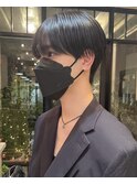 大人気メンズスタイル！シースルーマッシュ　黒髪