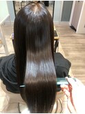 ツヤ髪ストレート