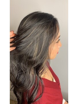 アローズ 荒尾店(arose) 大人可愛い透明感立体感グレージュ×エアストレート