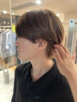 【大久保】ブリーチ1回でできる柔らかブラウン王道マッシュ