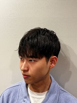 銀座マツナガ 神田店 10代20代バレないこっこり垢抜けサイドパーマツーブロック