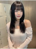 『福岡美容室/ayana』黒染めは使わない地毛風カラー