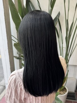 アン(Hair make un) ブルーブラック♪