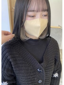 デコラロジィ 川越(DECORA rojii) イヤリングカラー*ホワイトベージュ