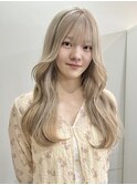 ハイトーンカラー ホワイトグレージュ 表参道