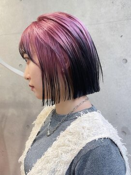 キャロルガーデンズ ボコカ 表参道(Carroll Gardens bococa) ピンク/デザインカラー/ルーツカラー 【azu】