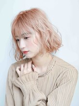 マム(mamu) ワンレンボブ/ホワイトオレンジ/アプリコットオレンジ/表参道