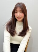 レイヤーカット ワンカール 髪質改善
