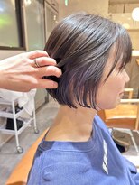 アヴァンス 西宮北口(AVANCE.)&nbsp;◎ラベンダーインナーカラー×黄金バランスショートボブ◎