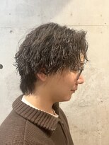 リベルテ グリット(Liberte Grit)&nbsp;メンズパーマツーブロックマッシュショートアップバングビジネス