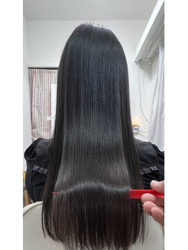イントゥヘア(into hair) 向河原/平間/髪質改善/♯キヌージョストレート+縮毛矯正/美容院