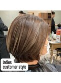 ≪chan.≫ Customer Style グレージュハイライト