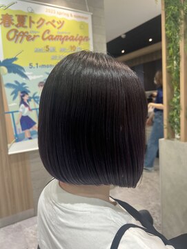 イメージア 町田店(IMAGE A) マルっとパツっと艶々ボブ@10代@20代@30代