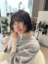 アム(amu)&nbsp;ボブパーマ/パーマボブ/ゆるめパーマ/パーマ/パーマヘア