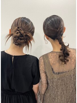 ベルグロー 北新地上通り店(BELLEGROW) ペア割お呼ばれヘアアレンジ