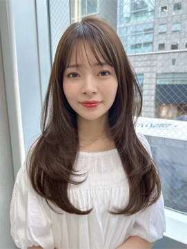 ユニ 原宿(uni) くびれヘア/アプリコットオレンジ/夏のヘアアレンジ/原宿5