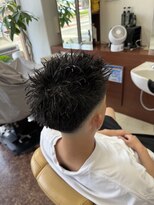 ヘアサロンナンバーワンクラブ上和田本店&nbsp;フェード×スパイキー