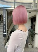 ピンク/ボブ