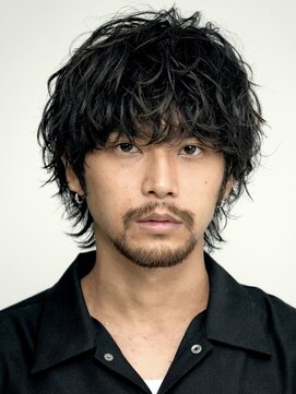 フィフス 天神大名(fifth) 天神大名シャドウパーマメンズカットラウンドマッシュ30代無造作