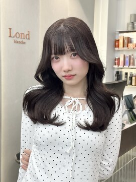 ロンドリゼル 札幌(Lond RiseL) ◯ オリーブグレー/韓国/レイヤーカット/髪質改善/縮毛矯正/札幌