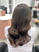 ジエクト カナウ(The Ect canow)&nbsp;コテ巻き風パーマ/ヘーゼルブラウン/ココアグレージュ