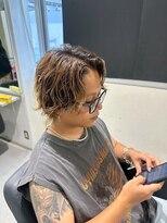 メンズサロン キング 心斎橋店(Men’s salon K!ng)&nbsp;メンズカット/ブリーチ/ニュアンスパーマ/メンズハイライト/眉毛