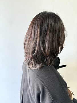 【asuka】低めレイヤーボブ　艶髪　ナチュラル