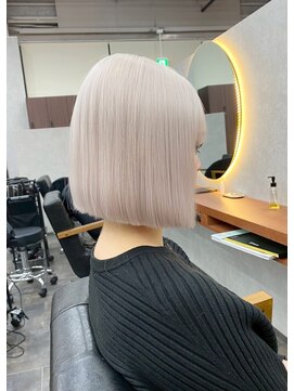 オズ 安積店(OZ) ケアブリーチベージュで柔らか質感