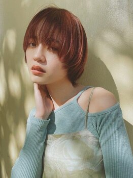 ラモードイワイ 遠鉄百貨店(La Mode IWAI)の写真/【浜松駅】前髪から顔周りまで計算されたカットで小顔に見えるのが魅力◇スタイリングも格段に楽になる☆