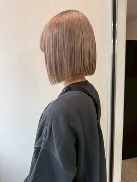 ブリックバイブレイス 千葉 千葉中央(brick by brace) 千葉駅/イメチェン/ピンクベージュ/アンブレラカラー/前髪