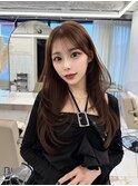 小顔に見せるレイヤーカット