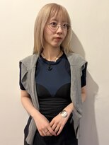 パーク(PARK) ハイトーンブロンドブリーチレイヤーロング