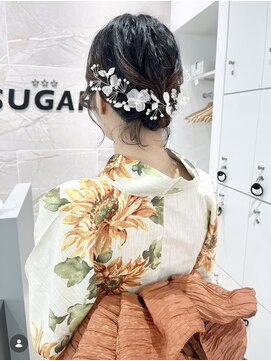 シュガー(SUGAR) ☆浴衣ヘアアレンジ☆