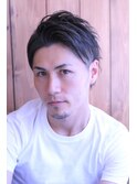 ★hair LOGIA★  〇定番メンズツーブロ前髪上げ